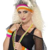 Smiffys Neon Sweatbands Headband And Wristbands Kit> Halloween Hats