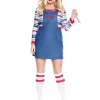 Music Legs Nightmare Killer Doll Womens Plus Size Costume>Women Women's Costumes