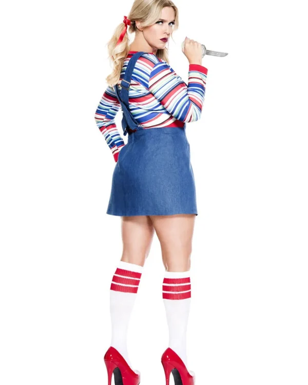 Music Legs Nightmare Killer Doll Womens Plus Size Costume>Women Women's Costumes