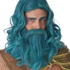 California Costumes Ocean King Wig And Beard Set> Halloween Wigs