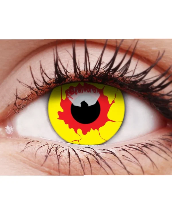 ABK Imports One Wear Reignfire 14Mm Yellow And Red Contact Lenses> Halloween Accessories