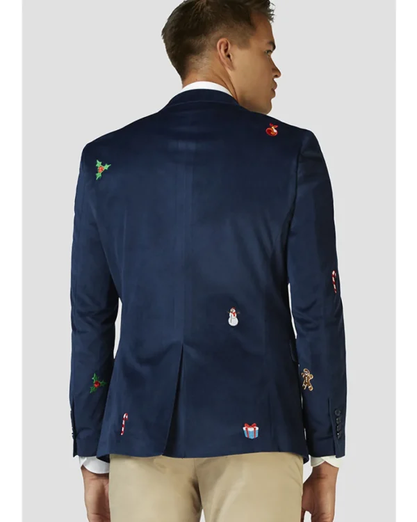 Opposuits Opposuit Christmas Icons Navy Deluxe Mens Blazer> Opposuits