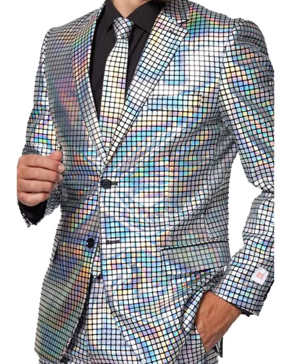 Opposuits Opposuit Discoballer Premium Mens Costume> Opposuits