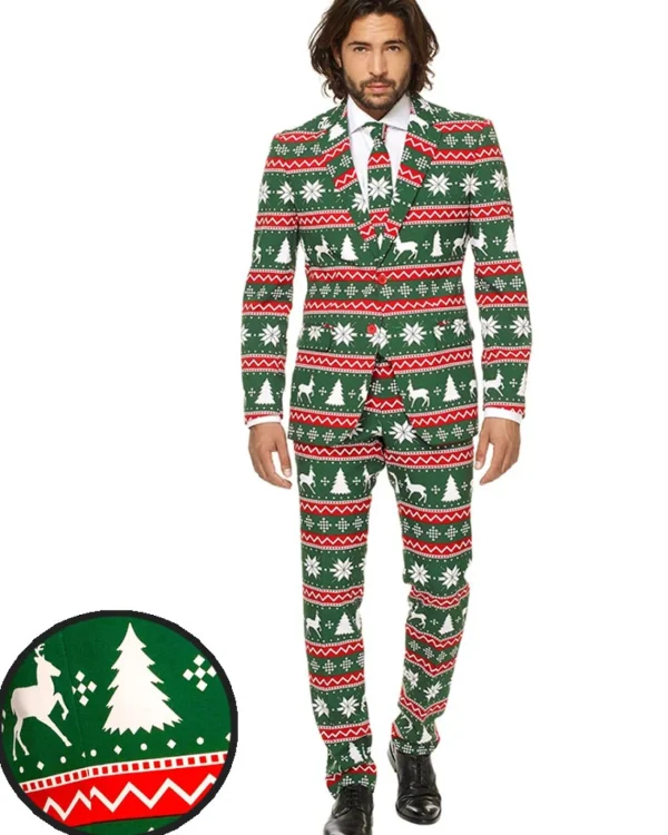 Opposuits Opposuit Festive Green Premium Mens Suit> Opposuits