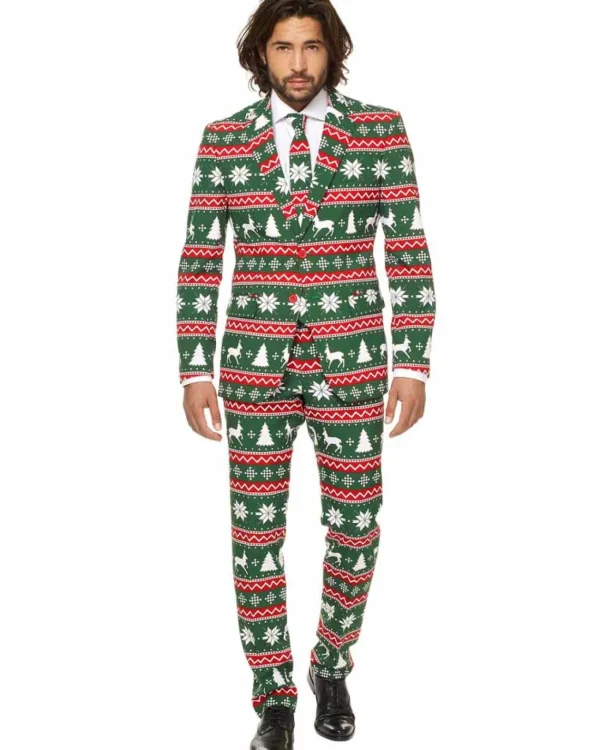 Opposuits Opposuit Festive Green Premium Mens Suit> Opposuits