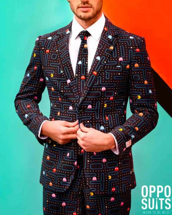 Opposuits Opposuit Pac Man Premium Mens Suit> Opposuits