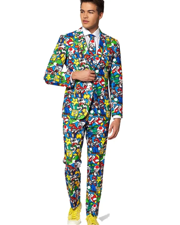 Opposuits Opposuit Super Mario Premium Mens Suit> Opposuits