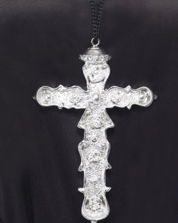 Smiffys Ornate Cross Pendant Necklace> Halloween Accessories