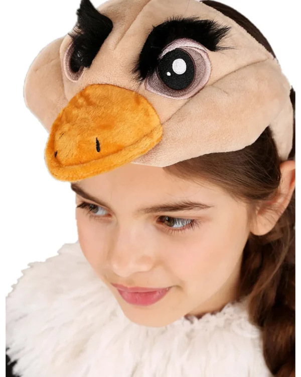 Elope Ostrich Deluxe Plush Headband Collar And Tail Set> Halloween Hats