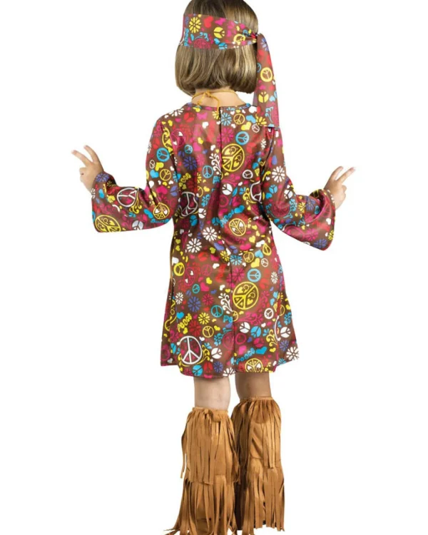 Fun World Peace And Love Hippie Girls Toddler Costume>Kids Kids Costumes