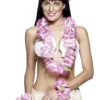 Smiffys Pink Hawaiian Lei Headband And Wristbands Set> Halloween Hats