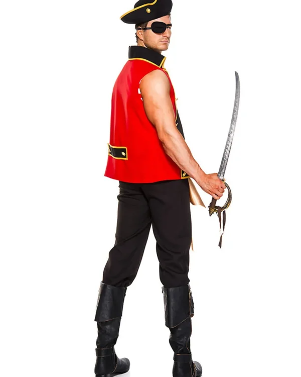 Music Legs Plunderous Pirate Mens Costume>Men Men's Costumes