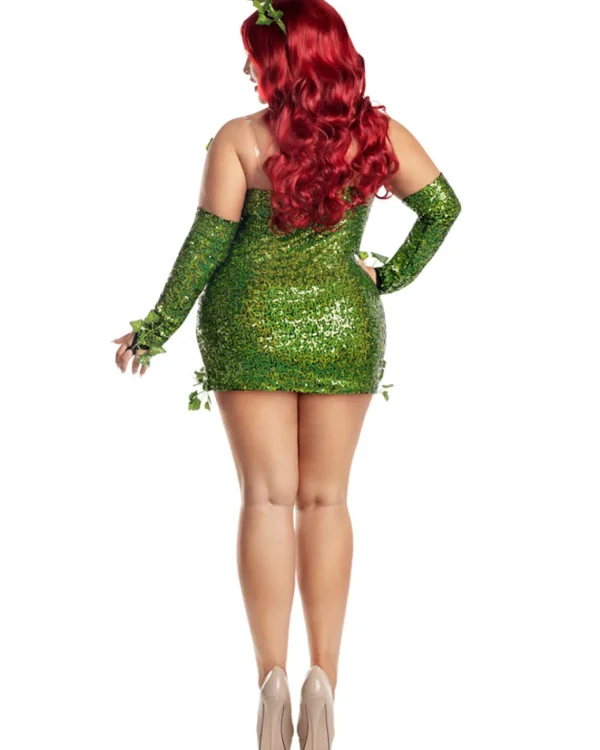 Party King Poisonous Villain Womens Plus Size Costume>Women Women's Costumes