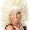 Allaura Wigs and Hair Premium Dolly Curly Blonde Wig> Halloween Wigs