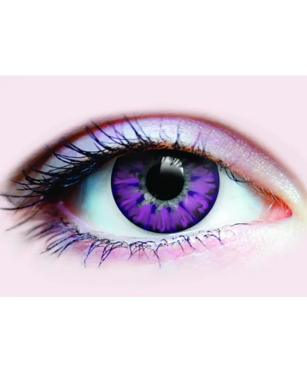 Tomfoolery Primal 14Mm Deep Purple Contact Lenses> Halloween Accessories