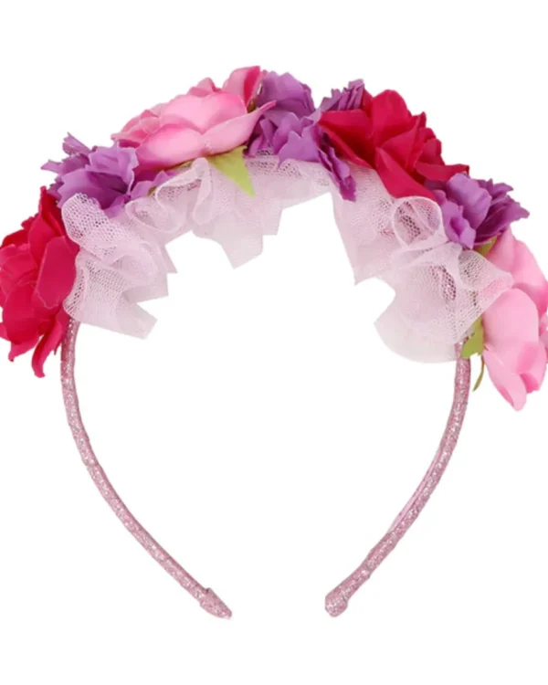 Pink Poppy Princess Floral Headband> Halloween Hats