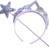 Fairy Girls Princess Sparkle Lilac Wand And Tiara Set> Halloween Hats