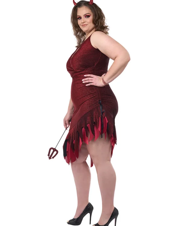 California Costumes Red Hot And Sizzling Devil Plus Size Womens Costume>Women Women's Costumes