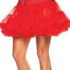 Leg Avenue Red Layered Tulle Petticoat> Broken Dolls