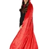 * Red Panne Velvet Deluxe Adults Cape> Halloween Capes