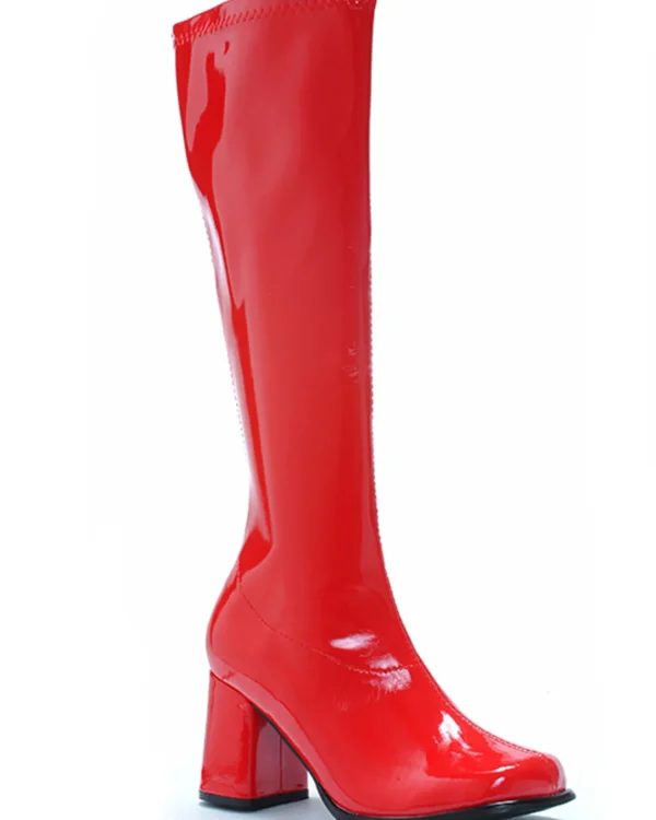 Ellie Shoes Red Patent Go Go Womens Boots> Devils &Amp; Angels