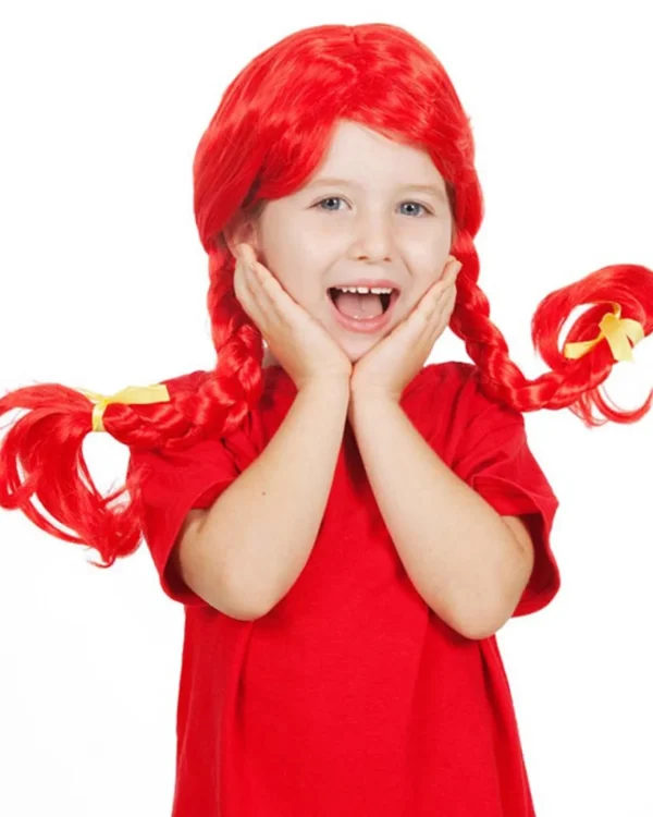 Allaura Wigs and Hair Red Plaits Wig> Halloween Accessories