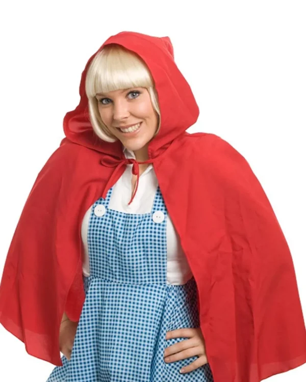 Tomfoolery Red Riding Hood Cape> Halloween Accessories