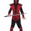 Fun World Red Skull Lord Ninja Boys Costume>Kids Kids Costumes