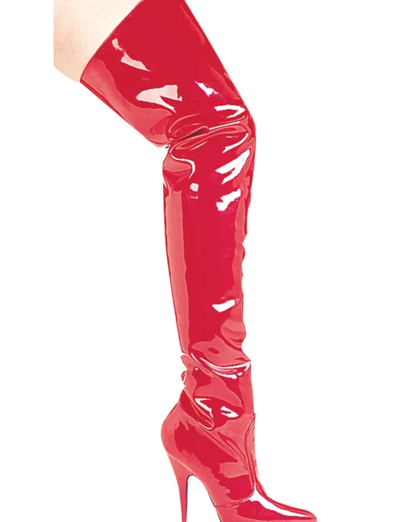 Ellie Shoes Red Susie Knee High Womens Boots> Halloween Accessories