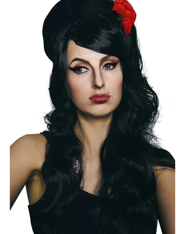 Allaura Wigs and Hair Rehab Beehive Deluxe Black Wig> Halloween Wigs