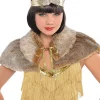 Amscan AU Roaring 20S Furry Capelet> Halloween Capes