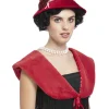 Smiffys 1920S Berry Hat And Faux Fur Stole Set> Halloween Hats