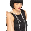 * 1920S Flapper Deluxe Black Bob Wig> Halloween Wigs