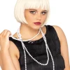 * 1920S Flapper Deluxe Platinum Blonde Bob Wig> Halloween Wigs