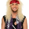 * 80S Rocker Big Hair Deluxe Blonde Wig> Halloween Wigs