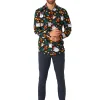 Opposuits Santa Elves Black Mens Suitmeister Shirt> Opposuits