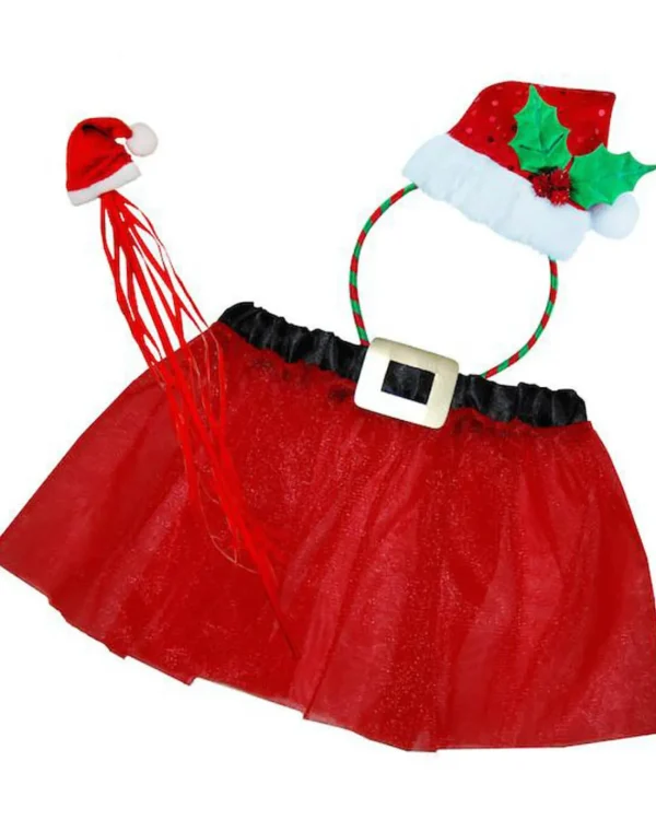 Sweidas Santa Fairy Kids Headband Wand And Tutu Set> Halloween Hats