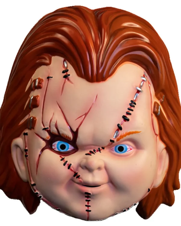 Trick or Treat Studios Seed Of Chucky Scarred Chucky Vacform Mask> Halloween Masks