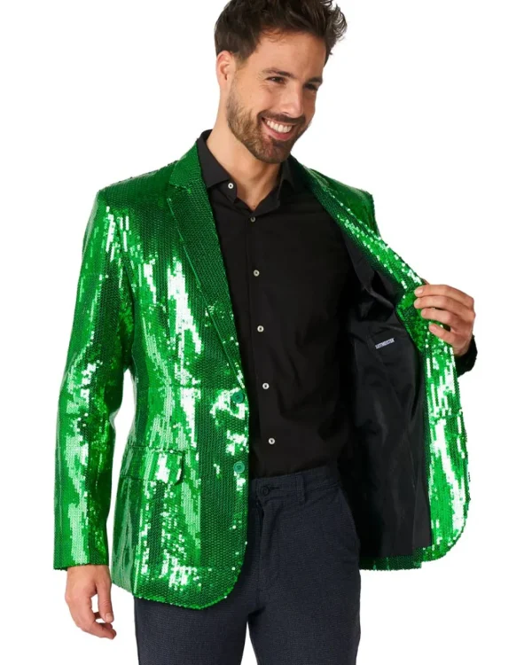 Opposuits Sequins Green Mens Suitmeister Jacket> Opposuits