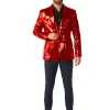 Opposuits Sequins Red Mens Suitmeister Jacket> Opposuits