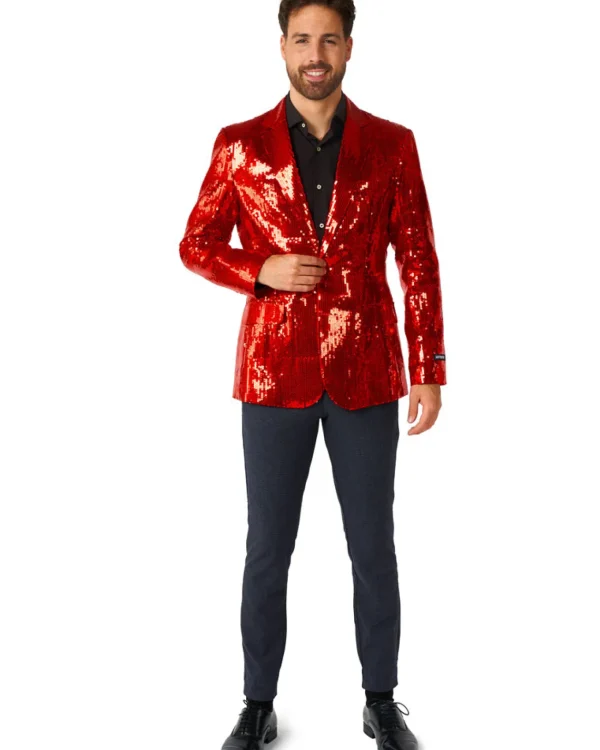 Opposuits Sequins Red Mens Suitmeister Jacket> Opposuits