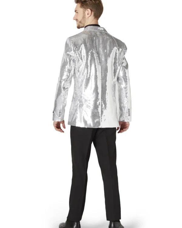 Opposuits Sequins Silver Mens Suitmeister Jacket> Opposuits