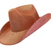 Sweidas Shimmer Red Cowboy Hat> Halloween Hats