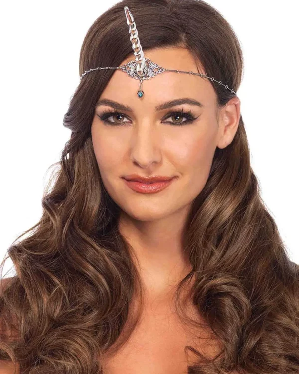 Leg Avenue Silver Unicorn Headpiece> Halloween Hats