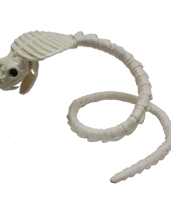 Uncle Bills Skeleton Cobra Snake Bendable 1M> Scary Skeletons