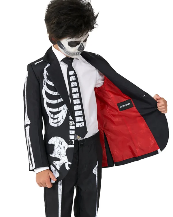 Opposuits Skeleton Grunge Boys Suitmeister>Kids Kids Costumes