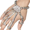 Smiffys Skeleton Hand Bracelet> Halloween Accessories