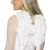 Smiffys Small White Feather Angel Wings 40Cm> Devils &Amp; Angels