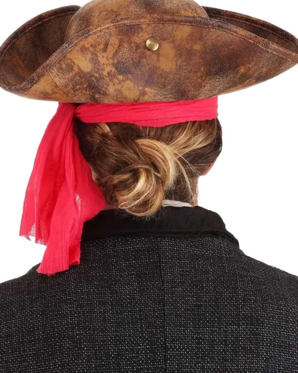 Elope Snap Brim Pirate Hat And Headscarf> Halloween Accessories