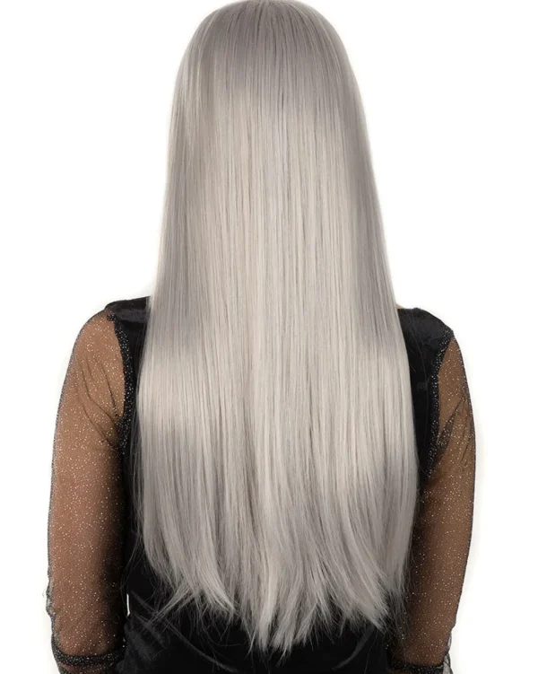 * Spirit Deluxe Grey Long Wig> Halloween Accessories